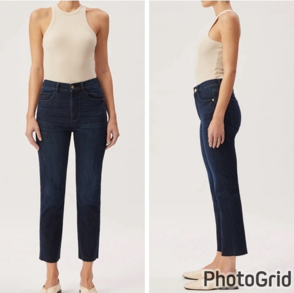 DL1961 Patti Straight high rise ankle - Picture 2 of 12